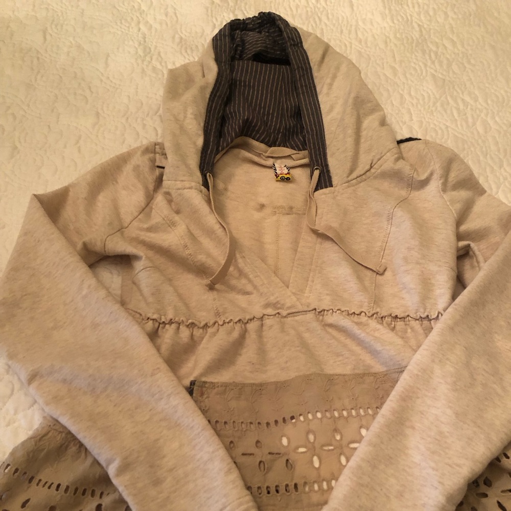 Free people hoody  sweat top size small
